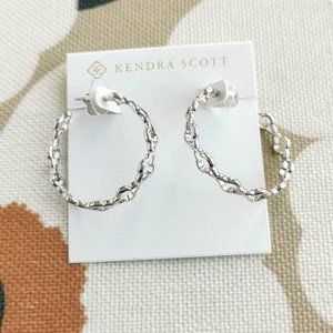 Kendra Scott Abbie Hoop Earrings | Silver